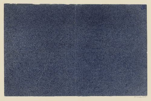Blauw gespikkeld papier by anonymous