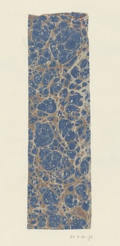 Ringkiezelmarmer in blauw en bruin by anonymous