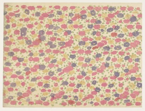 Strooipatroon van bloemen by anonymous