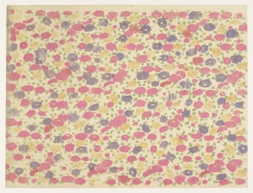 Strooipatroon van bloemen by anonymous