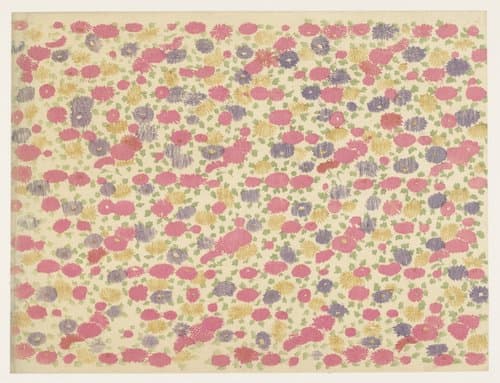 Strooipatroon van bloemen by anonymous