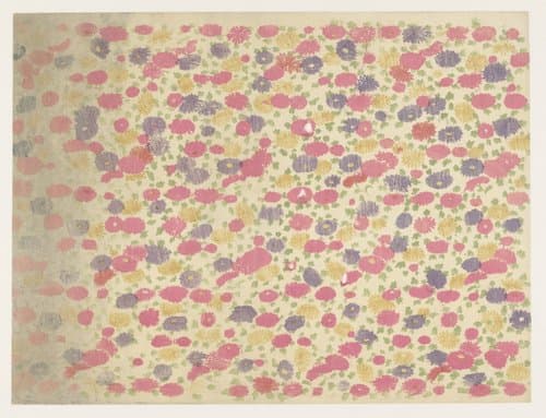 Strooipatroon van bloemen by anonymous