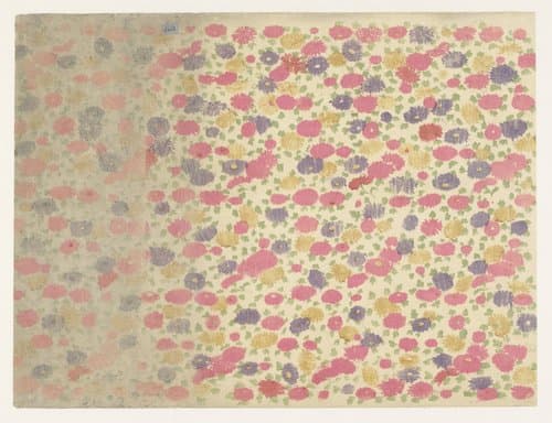 Strooipatroon van bloemen by anonymous