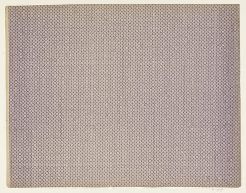 Blad met ruitenpatroon by anonymous