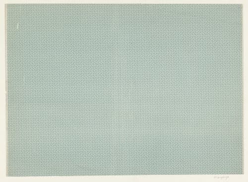 Blad met regelmatig gevlochten patroon by anonymous