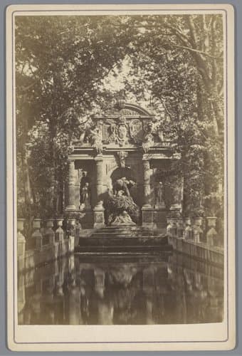 Fontaine de Médicis in de Jardin du Luxembourg te Parijs by anonymous