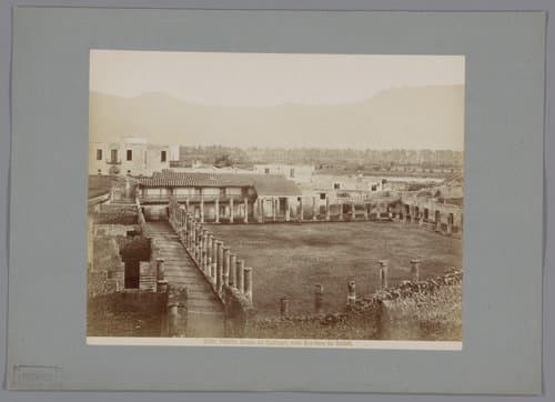 Restanten van het Huis van de Gladiatoren te Pompeï by Giacomo Brogi