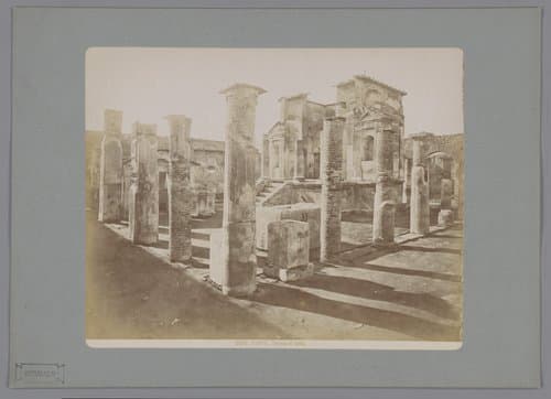 Tempio d'Iside by Giacomo Brogi