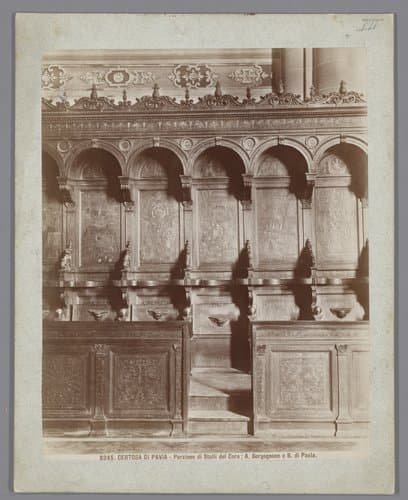 Certosa di Pavia by Giacomo Brogi