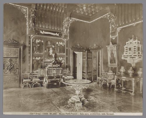 Museo Poldi-Pezzoli - Sala nera, architettata dallo Scrosati