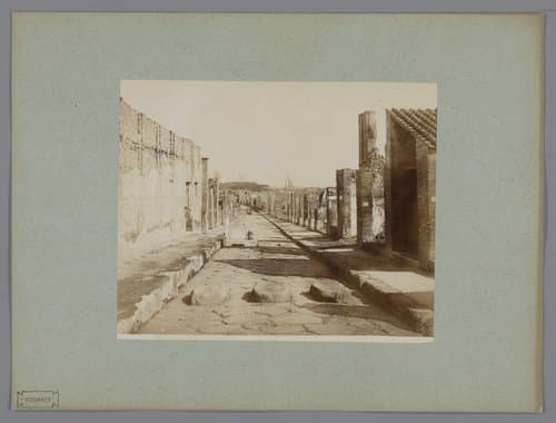 Strada della Abbondanza by Giorgio Sommer