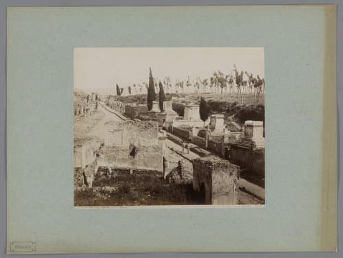 Strada delle Tombe by Giorgio Sommer