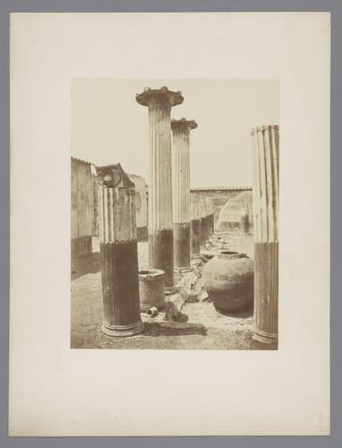 Ruïne te Pompeï, Italië by Giorgio Sommer