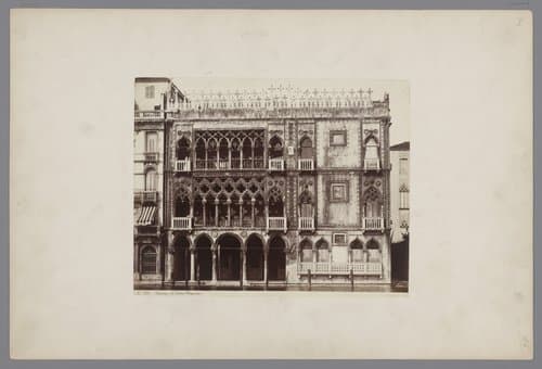Palazzo Cà Doro. (Venezia) by Giorgio Sommer