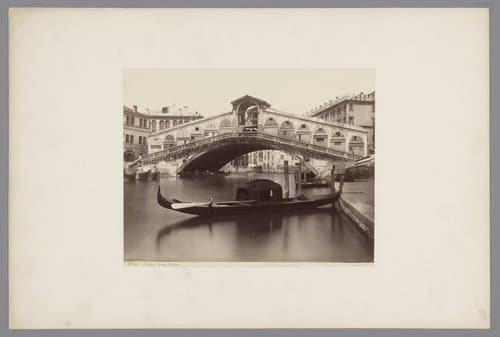 Venezia. Ponte Rialto by Giorgio Sommer