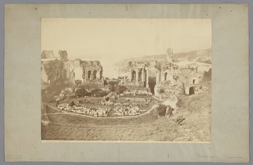 Teatro greco Taormina by Giorgio Sommer