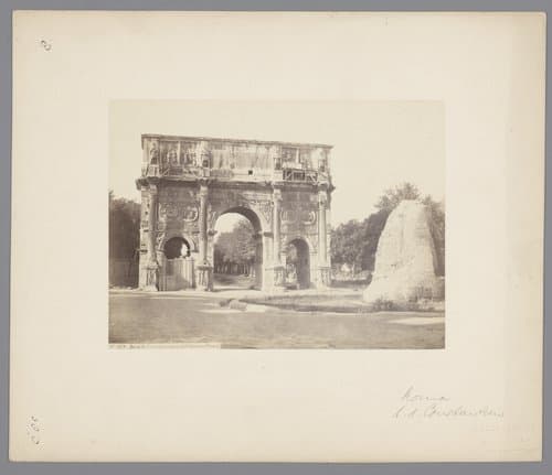 Arco di Costantino preso dal Colosseo (Roma)