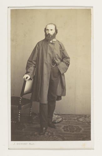 Portret van de beeldhouwer Jacques De Braekeleer by Joseph Dupont