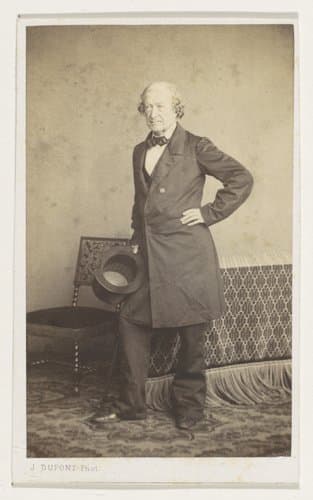Portret van de schilder Philippe-Jacques van Bree by Joseph Dupont