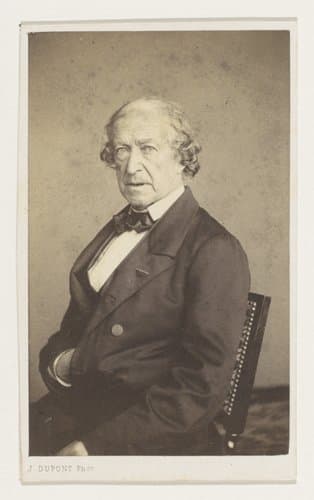 Portret van de schilder Philippe-Jacques van Bree by Joseph Dupont