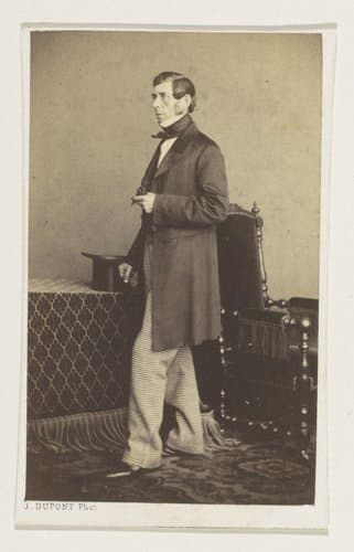 Portret van de architect Pierre Dens by Joseph Dupont