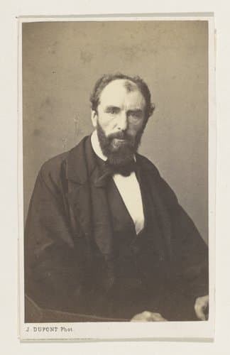 Portret van de schilder Édouard Dujardin, halffiguur by Joseph Dupont