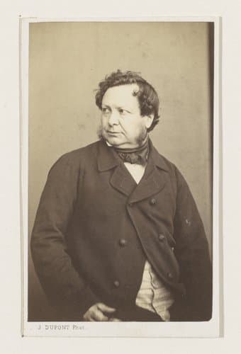Portret van Gras by Joseph Dupont