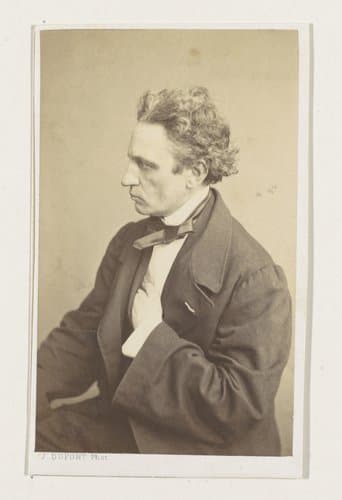 Portret van de schilder Huib van Hove by Joseph Dupont