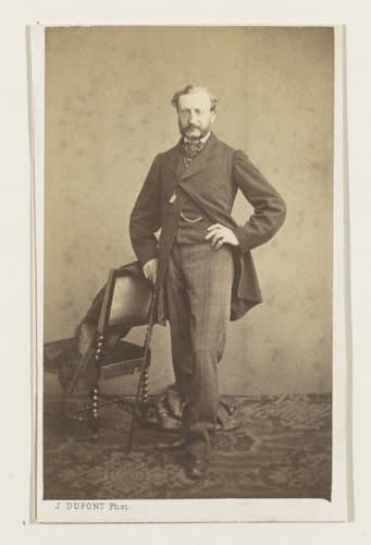 Portret van de schilder Jean Baptiste Huysmans by Joseph Dupont