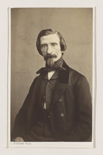 Portret van de schilder Pierre Kremer, halffiguur by Joseph Dupont
