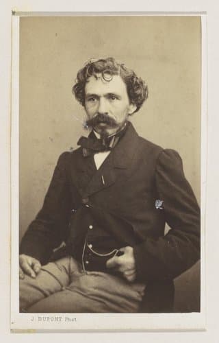 Portret van de schilder Jozeph Lies, halffiguur by Joseph Dupont