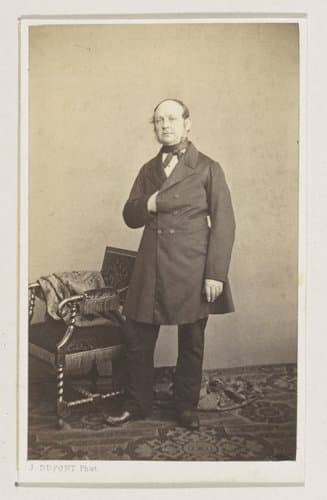 Portret van de schilder en graveur Willem Linnig by Joseph Dupont