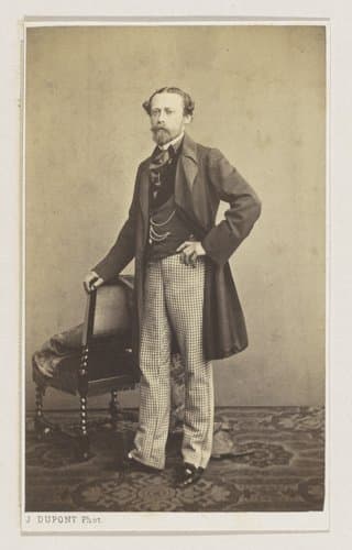 Portret van de schilder Gustave Louis Marie Pieron, ten voeten uit by Joseph Dupont