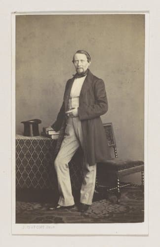 Portret van de schilder Jean Michel Ruyten, ten voeten uit by Joseph Dupont