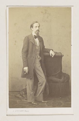 Portret van de schilder Auguste Serrure, ten voeten uit