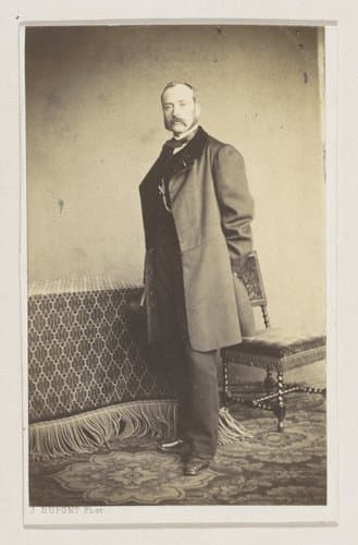 Portret van de schilder Ernst Slingeneyer by Joseph Dupont
