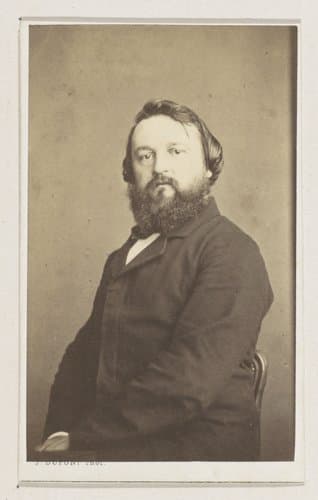 Portret van de beeldhouwer Sopers, halffiguur