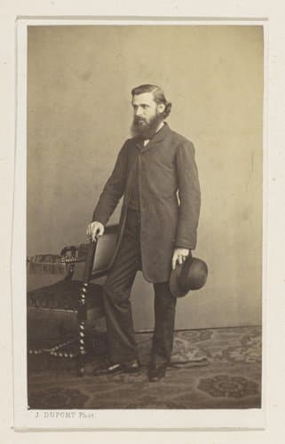 Portret van de schilder Frans Kaspar Huibrecht Vinck by Joseph Dupont