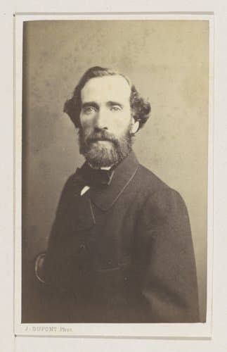 Portret van de schilder Bernard Pierre Weiser by Joseph Dupont
