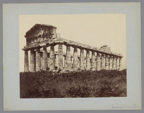 Tempel van Ceres, Paestum by anonymous