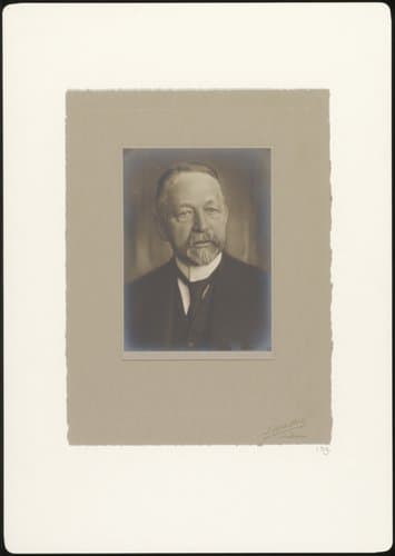 Andries Bonger op middelbare leeftijd by Jacob Merkelbach