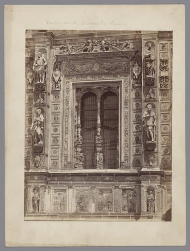 Geveldetail van het klooster te Pavia by anonymous