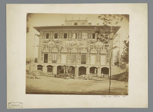Voorgevel van een villa by anonymous