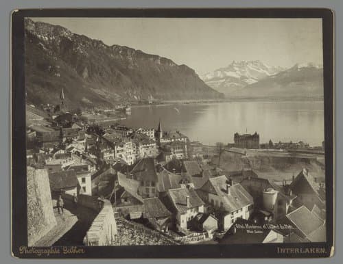 Montreux et la Dent du Midi by Arthur Gabler