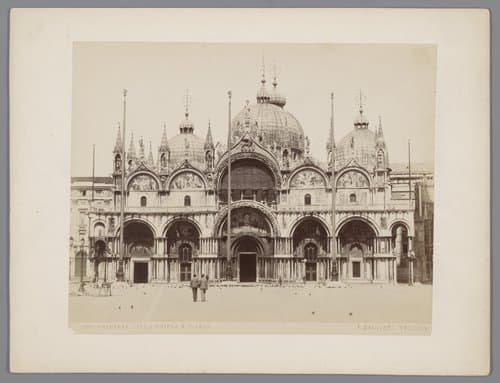 Façade van de San Marco te Venetië by Paolo Salviati