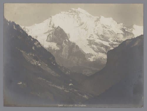 Gezicht op de Jungfrau by Gebrüder Wehrli