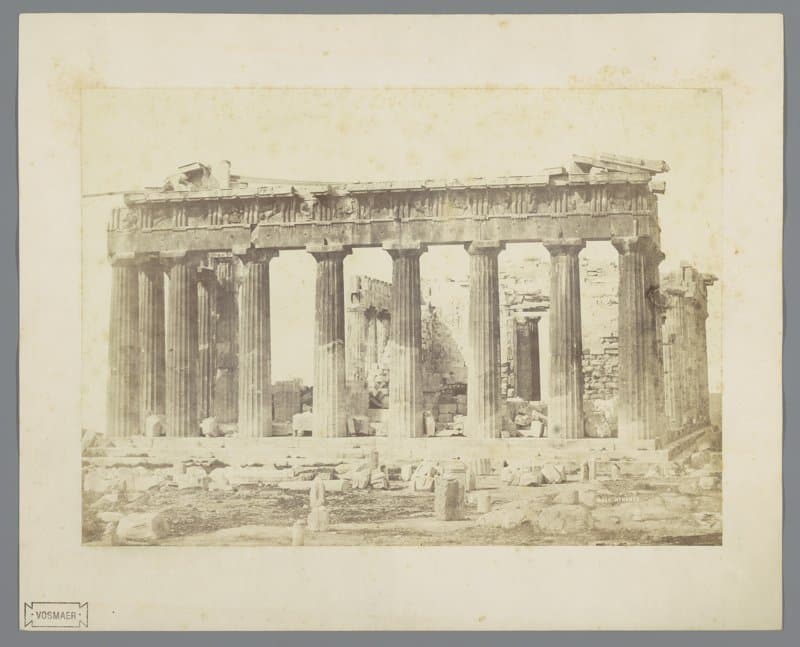 Parthenon op de Akropolis van Athene by Henri Beck