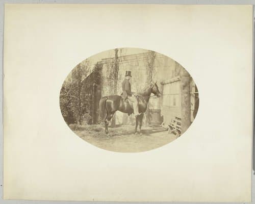 Ovaal ruiterportret (mogelijk A.E. Simon Thomas) by Matthijs Adolph Conen