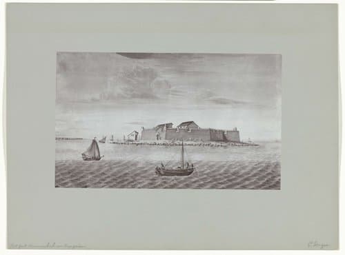 Het Fort Hammenhiel gezien door C. Steiger