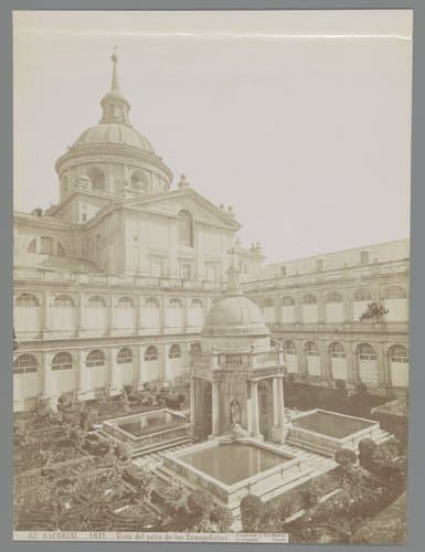 El Escorial, vista del patio de los Evangelistas